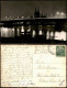 Ansichtskarte Köln Rheinbrücke Neue Brücke Beleuchtet 1955 - Köln