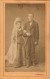 Atelier-Photo/Foto F. Brandl Friedland (Böhmen): Paar 1900 Kabinettfoto CdV - Couples