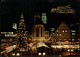 Ansichtskarte Stuttgart Schillerplatz Weihnachtsmarkt 1982 - Stuttgart