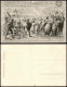 Postcard Prag Praha 500 Jahre Vertreibung Der Deutschen Studenten 1909 - República Checa