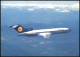 Ansichtskarte  Lufthansa Flugzeug Airplane Avion Lufthansa B 727 1990 - 1946-....: Modern Tijdperk