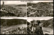 Rhein (Fluss) Mehrbild-AK Mit Aßmannshausen, Rheinstein, Bingen, Rüdesheim 1960 - Unclassified