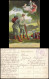 Ansichtskarte 1. WK (Soldaten Gedenken An Familie) 1914  Feldpoststempel - Oorlog 1914-18