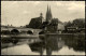 Ansichtskarte Regensburg Dom Und Donau Brücke 1957 - Regensburg