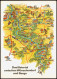 Ansichtskarte Wünschendorf (Elster) Landkarte: Das Elstertal 1988 - Andere & Zonder Classificatie