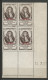 TUNISIE N° 311 Bloc De 4 Coin Daté 18 / 2 / 47 NEUF** SANS CHARNIERE NI TRACE  / Hingeless  / MNH - Unused Stamps