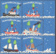Sailing Steamer Steam SHIP Light Star Christmas JUL JULEN Charity Label Cinderella Vignette 1957 Sheet Denmark Danmark - Schiffe