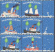 Sailing Steamer Steam SHIP Light Star Christmas JUL JULEN Charity Label Cinderella Vignette 1957 Sheet Denmark Danmark - Boten