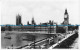 R085525 Houses Of Parliament And Westminster Bridge. London. Valentine. RP. 1953 - Sonstige & Ohne Zuordnung