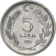 Monnaie, Turquie, 5 Lira, 1982, TTB, Aluminium, KM:949.1 - Turkije