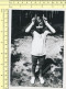 REAL PHOTO  Cute Kid Girl  Hands Like Rabbit Fillette  PHOTO SNAPSHOT - Anonyme Personen