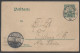 LITSUN - KIAUTSCHOU - CHINA / 1906 STEMPEL AUF P5 GSK ==> FREIBURG - ENTIER POSTAL (ref 7952) - Kiaochow