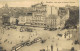 55060. Postal BARCELONA 1932. Republica. Sello Recargo Aytuntamiento. Vista Plaza Rogler De Bruxelles. Tranvias - Cartas & Documentos