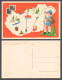 HIKING Hiker TOURISM - School BANK Children Savings Stamp 1970 Hungary MAP / POSTCARD Ski Ship Fish Binoculars - Sellos (representaciones)