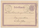 Idaard - Trein Takjestempel Zutphen - Leeuwarden 1873 - Briefe U. Dokumente