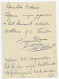 Briefkaart G. 281 / Bijfrankering Overveen - Amsterdam 1946 - Interi Postali