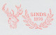 Meter Cut Netherlands 1988 Red Deer - Stag - Altri & Non Classificati
