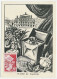 Maximum Card France 1954 Flowers - Perfume - Autres & Non Classés