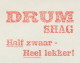 Meter Cover Netherlands 1961 Rolling Shag - Tobacco - Drum - Tabak