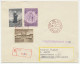 Registered Cover Vatican 1961 The Abbey Of Maria Einsiedeln - Andere & Zonder Classificatie