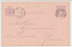 Briefkaart G. Firma 23 Blinddruk Oudshoorn 1887  - Postal Stationery