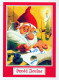 BABBO NATALE Buon Anno Natale Vintage Cartolina CPSMPF #PKG334.IT - Santa Claus
