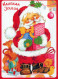 BABBO NATALE Buon Anno Natale Vintage Cartolina CPSM #PBL484.IT - Santa Claus