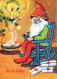 BABBO NATALE Buon Anno Natale Vintage Cartolina CPSM #PBL169.IT - Santa Claus
