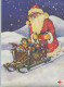BABBO NATALE Natale Vintage Cartolina CPSM #PAK763.IT - Kerstman