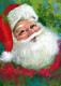 BABBO NATALE Natale Vintage Cartolina CPSM #PAJ794.IT - Santa Claus