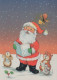 BABBO NATALE Natale Vintage Cartolina CPSM #PAJ586.IT - Santa Claus