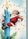 BABBO NATALE Natale Vintage Cartolina CPSM #PAJ654.IT - Santa Claus