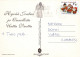 ANGELO Buon Anno Natale Vintage Cartolina CPSM #PAH444.IT - Engel