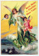 ANGELO Buon Anno Natale Vintage Cartolina CPSM #PAG995.IT - Anges