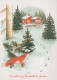 FOX Animals Vintage Postcard CPSM #PBS778.GB - Andere & Zonder Classificatie