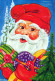 SANTA CLAUS Happy New Year Christmas Vintage Postcard CPSM #PBL091.GB - Santa Claus