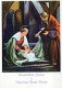 Virgen Mary Madonna Baby JESUS Christmas Religion Vintage Postcard CPSM #PBB759.GB - Vergine Maria E Madonne