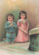 CHILDREN Scene Landscape Vintage Postcard CPSM #PBB312.GB - Scenes & Landscapes