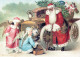 SANTA CLAUS Happy New Year Christmas Vintage Postcard CPSM #PBB102.GB - Kerstman