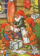 SANTA CLAUS CHILDREN CHRISTMAS Holidays Vintage Postcard CPSM #PAK288.GB - Kerstman