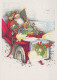 SANTA CLAUS CHRISTMAS Holidays Vintage Postcard CPSM #PAJ996.GB - Kerstman