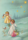 ANGEL CHRISTMAS Holidays Vintage Postcard CPSM #PAH932.GB - Engel