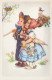 ENFANTS ENFANTS Scène S Paysages Vintage Carte Postale CPSMPF #PKG776.FR - Scènes & Paysages