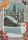 PÈRE NOËL Bonne Année Noël Vintage Carte Postale CPSM #PAV682.FR - Santa Claus