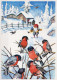 PÈRE NOËL Bonne Année Noël Vintage Carte Postale CPSM #PAU594.FR - Kerstman