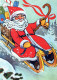 PÈRE NOËL NOËL Fêtes Voeux Vintage Carte Postale CPSM #PAK761.FR - Santa Claus
