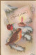 PÁJARO Vintage Tarjeta Postal CPSMPF #PKG966.ES - Birds