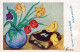 PASCUA POLLO HUEVO Vintage Tarjeta Postal CPA #PKE417.ES - Ostern