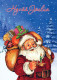 PAPÁ NOEL Feliz Año Navidad Vintage Tarjeta Postal CPSM #PBL092.ES - Santa Claus