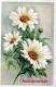 FLOWERS Vintage Ansichtskarte Postkarte CPA #PKE669.DE - Flowers